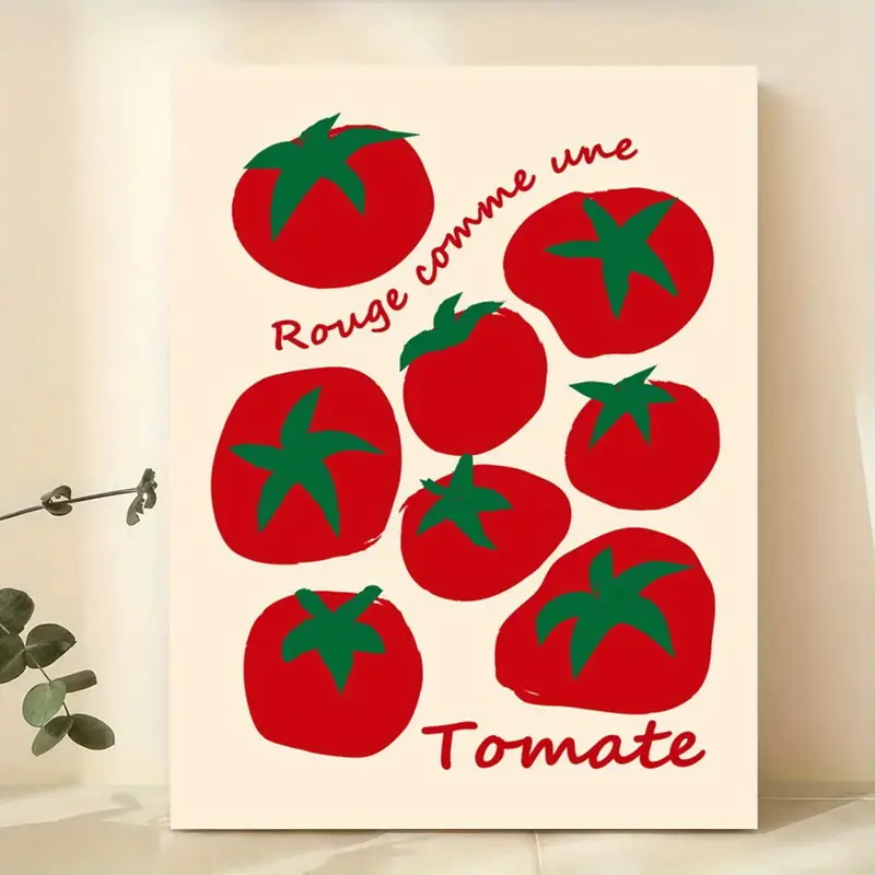 Home Decor Kolkata - Moderne bunte rote Tomaten Wandkunst Drucke