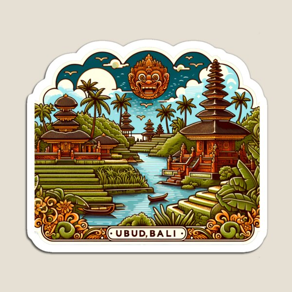 Home Decor Ubud - Ubud Bali Magnet Kühlschrank Bunte Baby