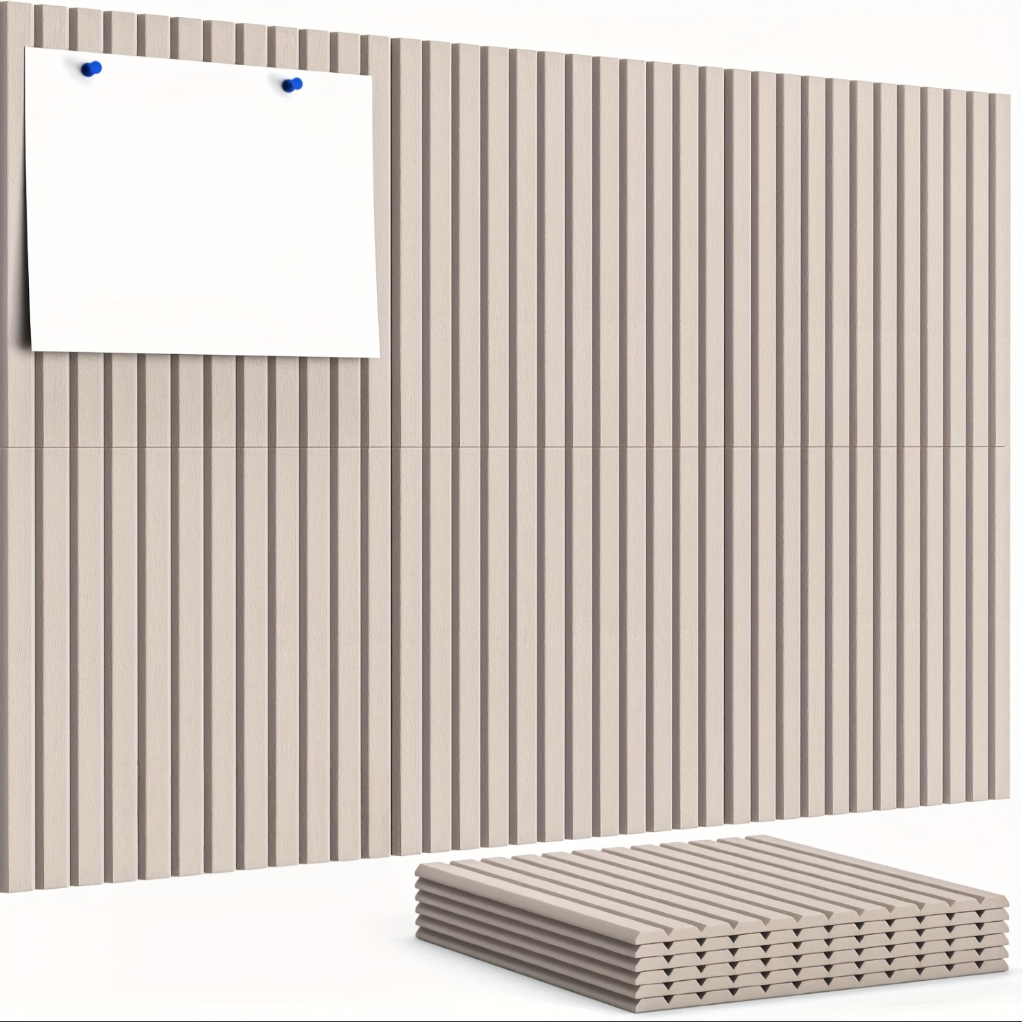 Home Decor Wall Panels - Q 6 Stück dekorative Filz-Wandpaneele, dekorative