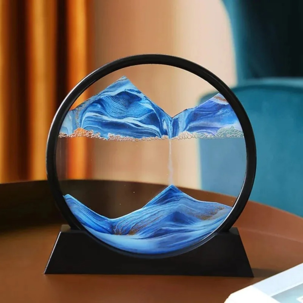 Sand Art Picture - 2028 3D Sanduhr mit beweglichem Sandbild,