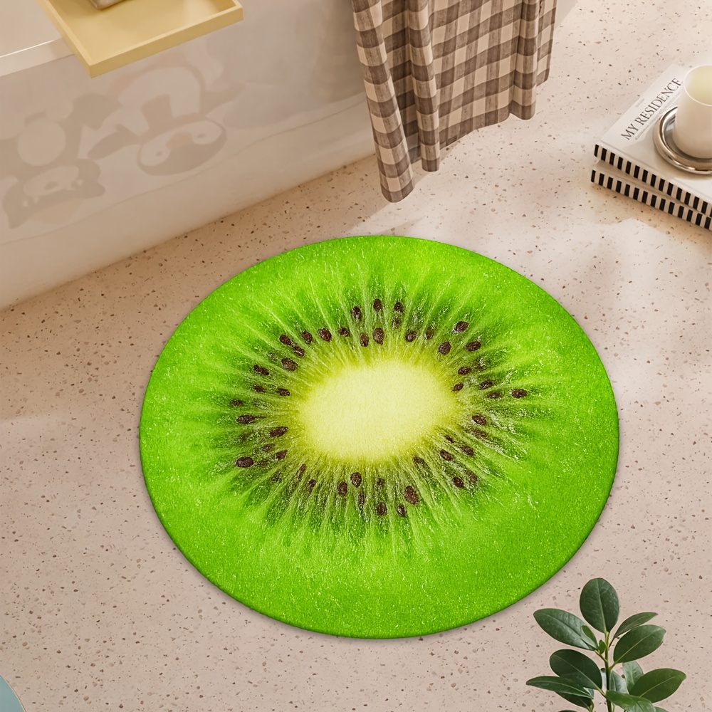 Home Decor Retail Stores - Vintage Realistischer Frucht-Grafik-Bodenteppich, Strapazierfähiger Eingangsteppich für