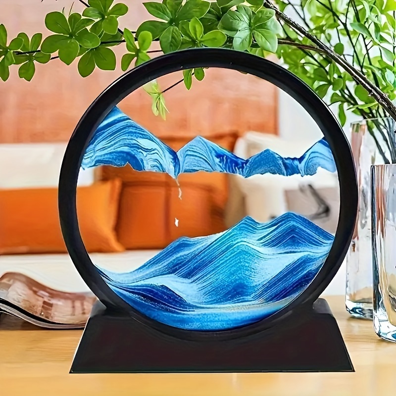 Sand Art Picture - 12 Zoll 3D-Sanduhr, Treibsand, beweglicher Sand,