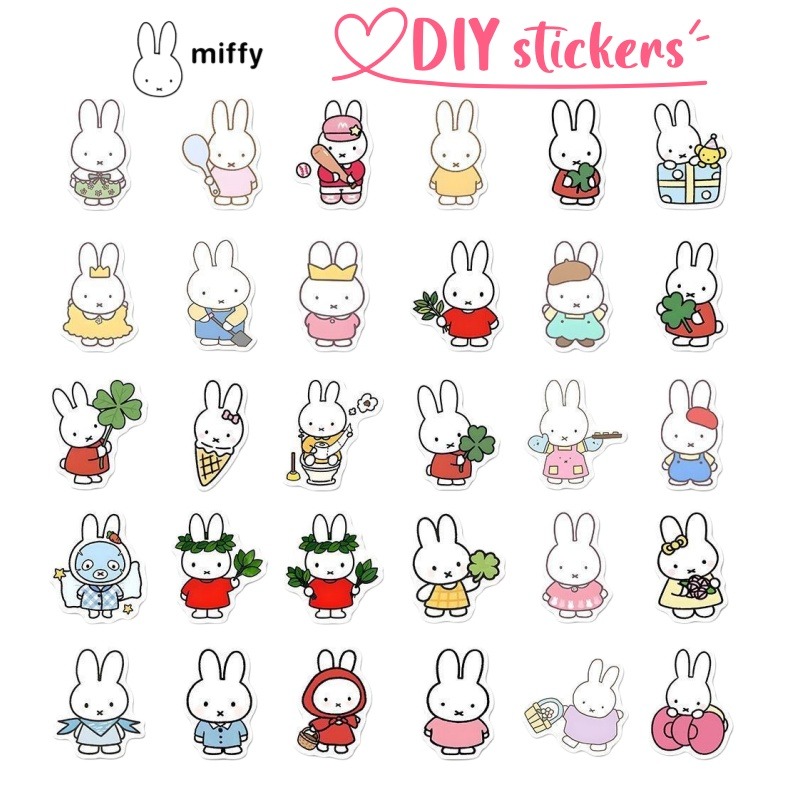 Home Decor Tv - Miffy Hochwertige Kreative Einfache Aufkleber Cartoon