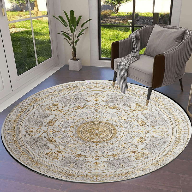 Home Decor Retail Stores - Vintage-Teppich mit verzierten Musterungen, strapazierfähiger Eingangsteppich