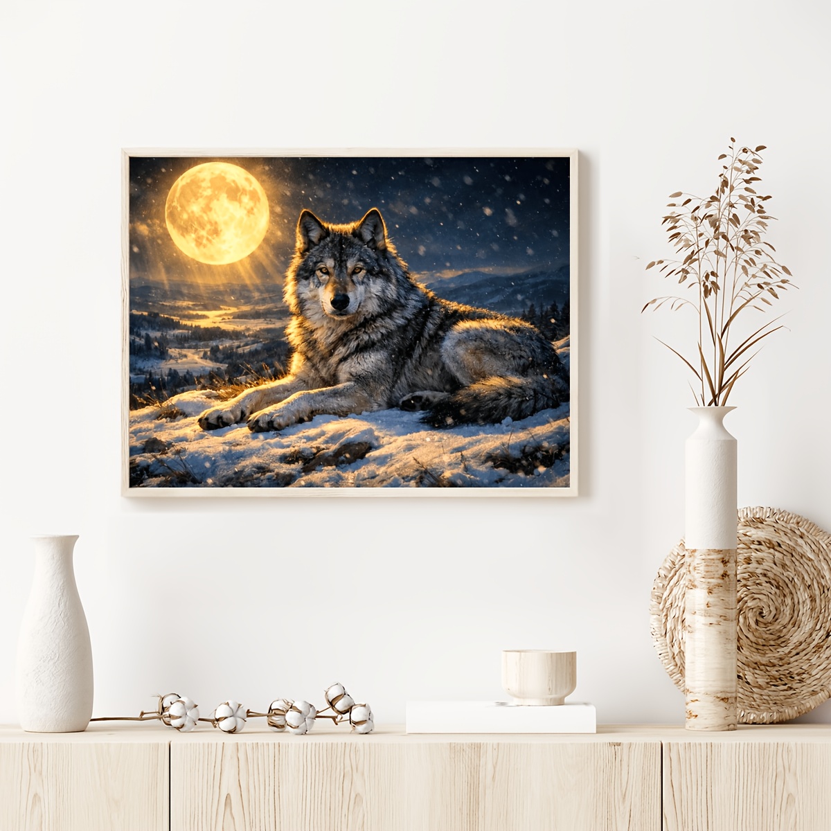 Home Decor Under 1000 - 500/1000/1200/2000-teilige Puzzles für Erwachsene, Wolf unter