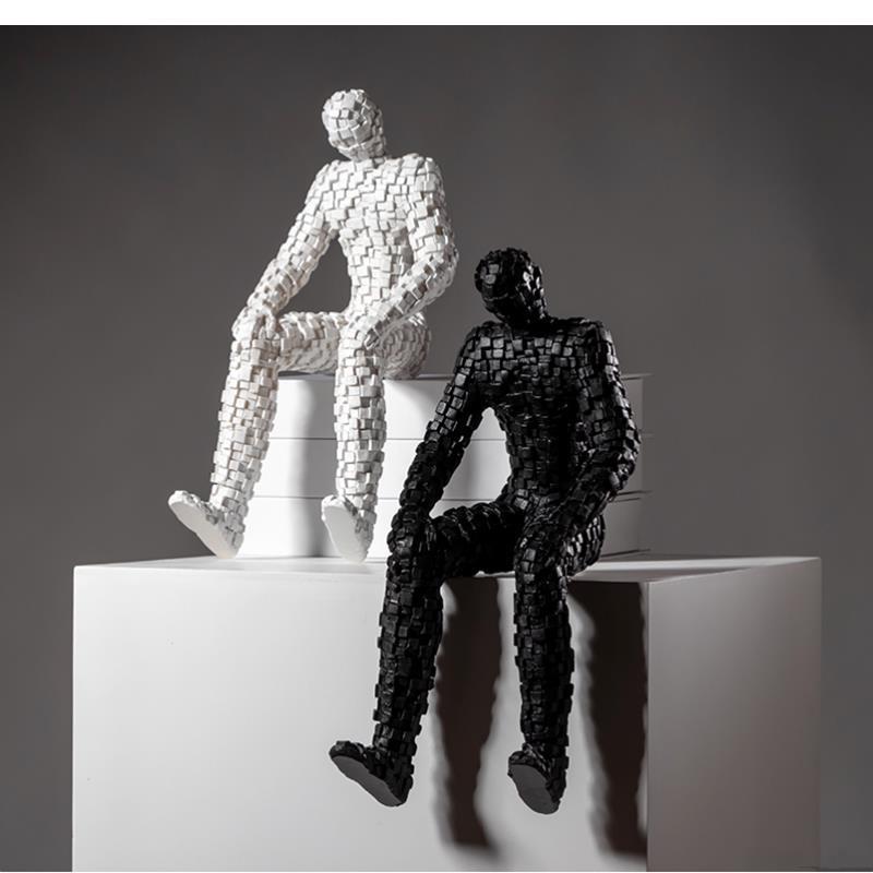 Abstract Sculpture Resin - Mosaik-Figuren Skulptur Abstrakte Kunst Ornament Heimdekoration