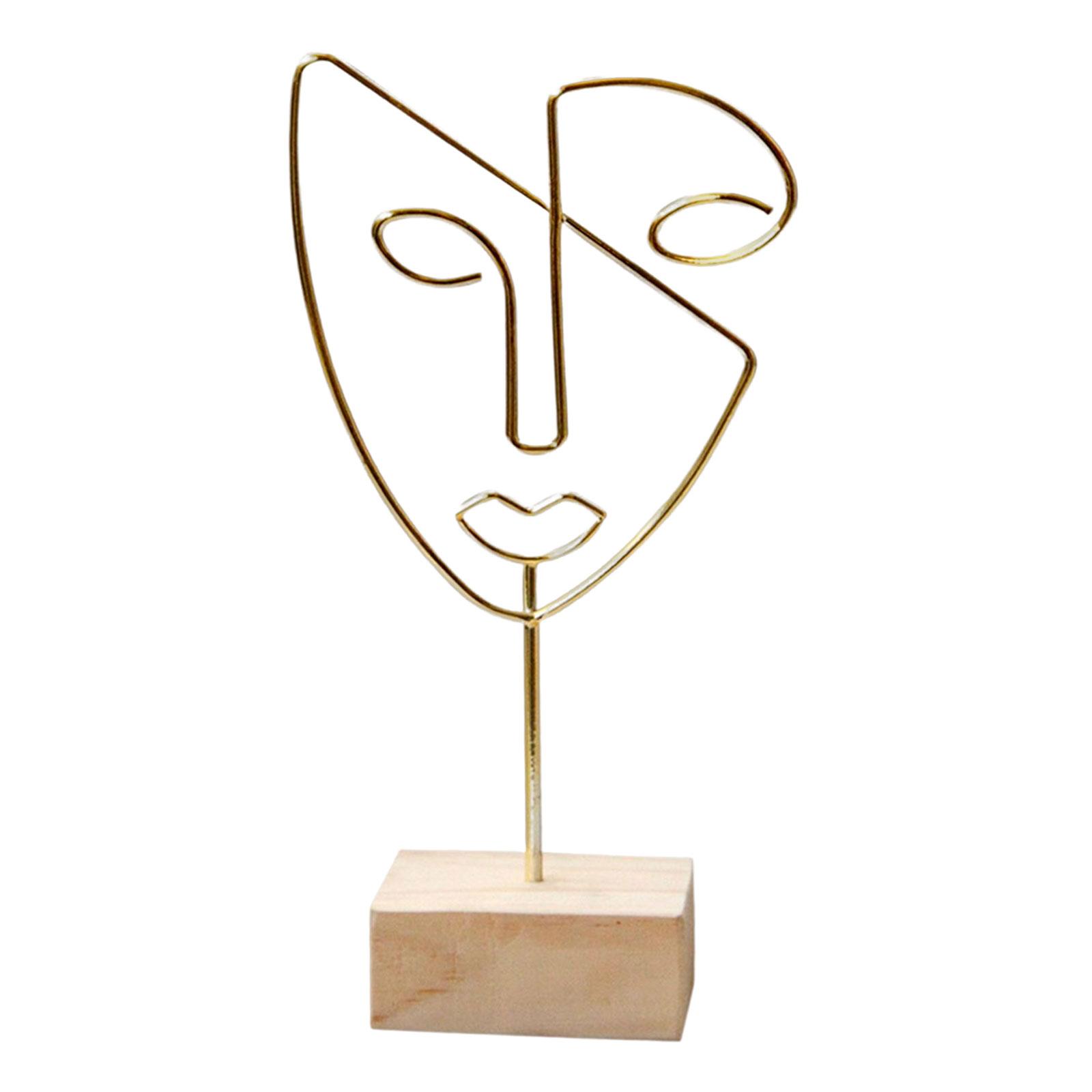 Dekorative Figur Gesicht Abstr – Abstract Sculpture Resin Bewertung und Preis