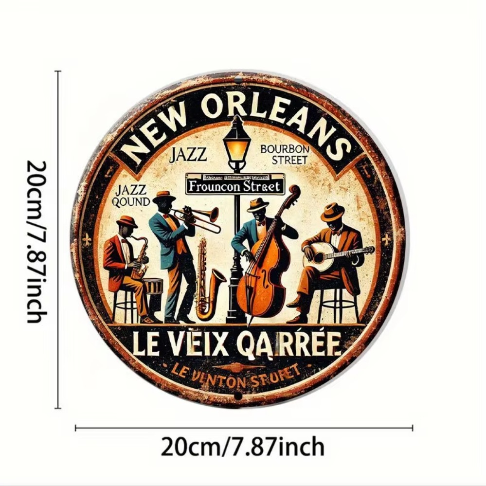 2D Flat „New Orleans Jazz Band – Home Decor New Orleans Bewertung und Preis