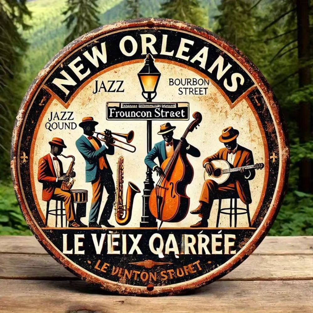 2D Flat „New Orleans Jazz Band – Home Decor New Orleans Bewertung und Preis