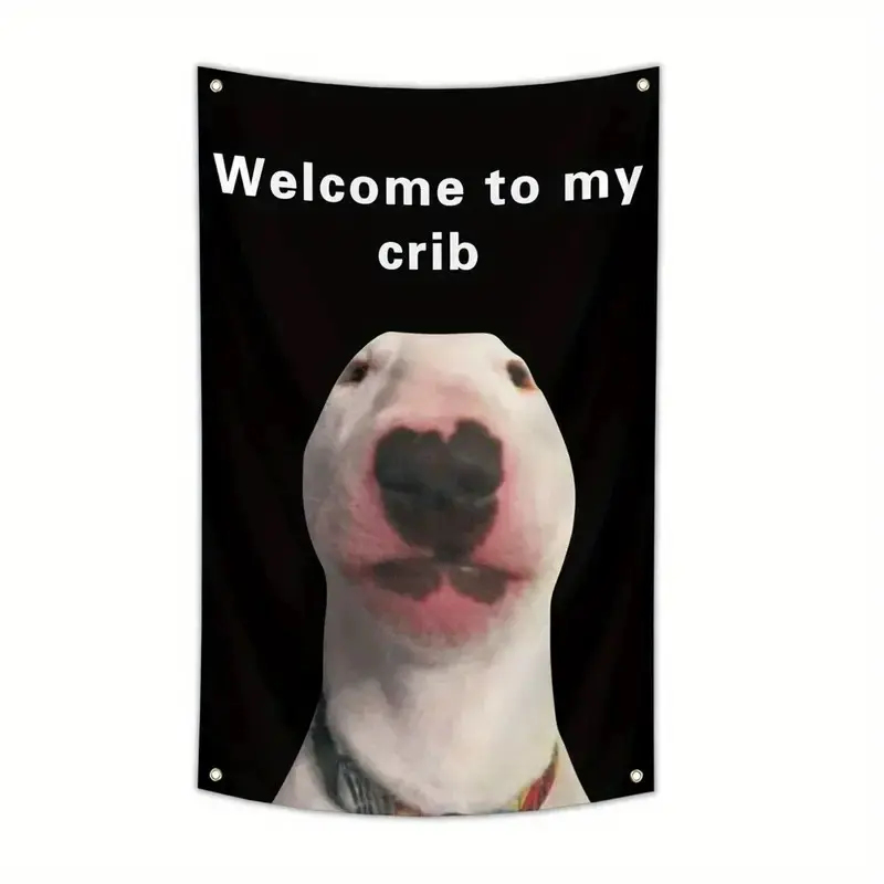 Wandteppich mit Bullterrier-Me – Aesthetic Tapestry Bewertung und Preis
