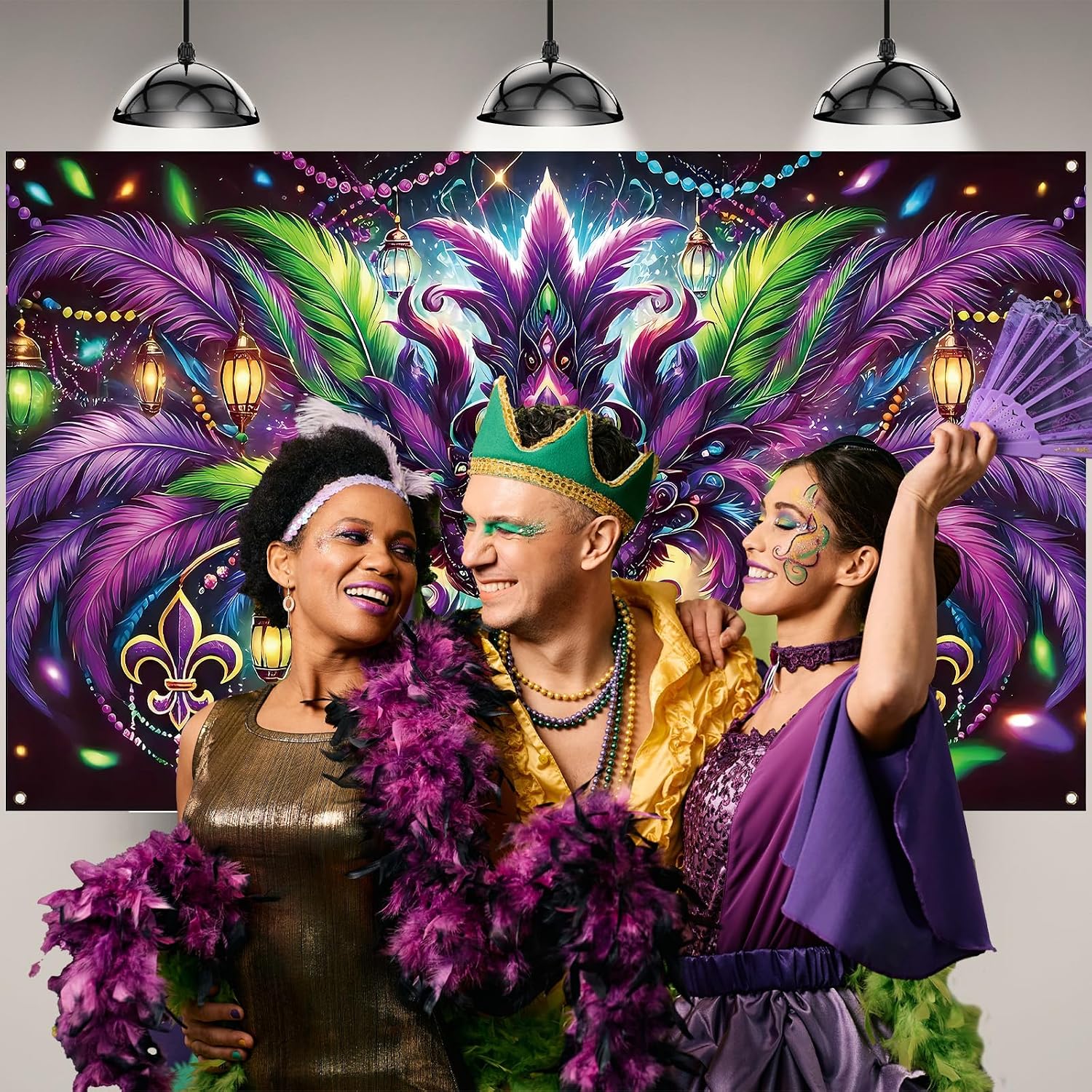 Mardi Gras Fotografie-Hintergr – Home Decor New Orleans Bewertung und Preis