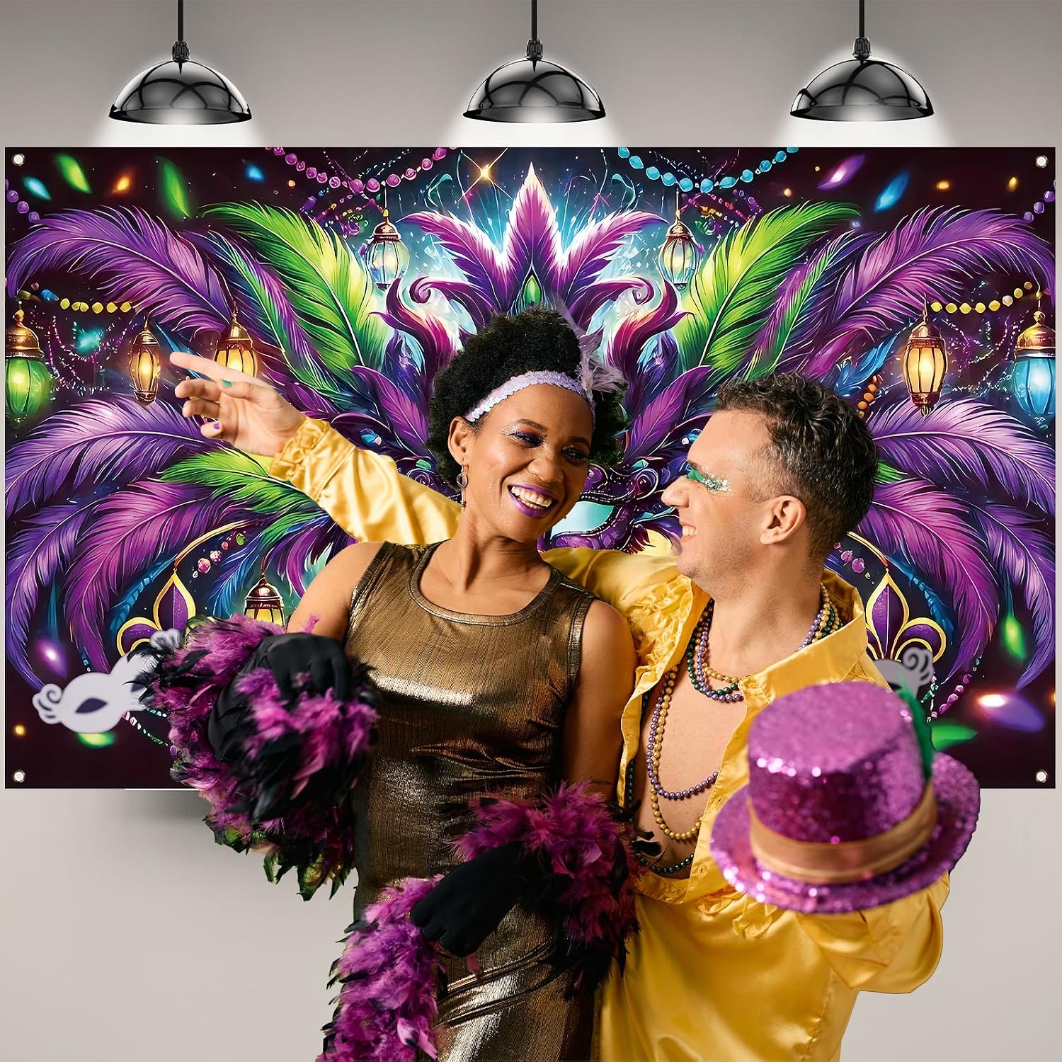 Mardi Gras Fotografie-Hintergr – Home Decor New Orleans Bewertung und Preis