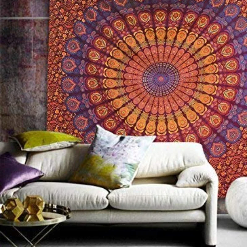 Hippie mandala tapestrys indie – Aesthetic Tapestry Bewertung und Preis