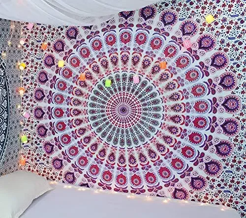Hippie mandala tapestrys indie – Aesthetic Tapestry Bewertung und Preis