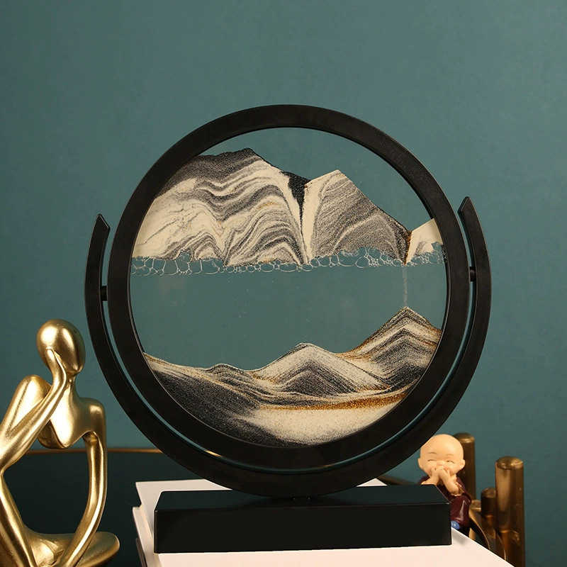 3D-Sanduhr, dynamische Glas-Sa – Sand Art Picture Bewertung und Preis