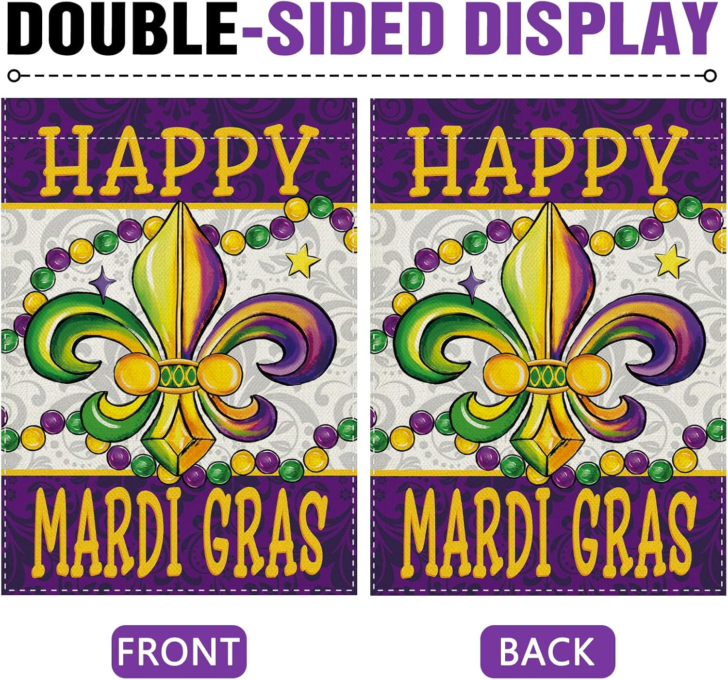 Dyrenson Happy Mardi Gras Fleu – Home Decor New Orleans Bewertung und Preis
