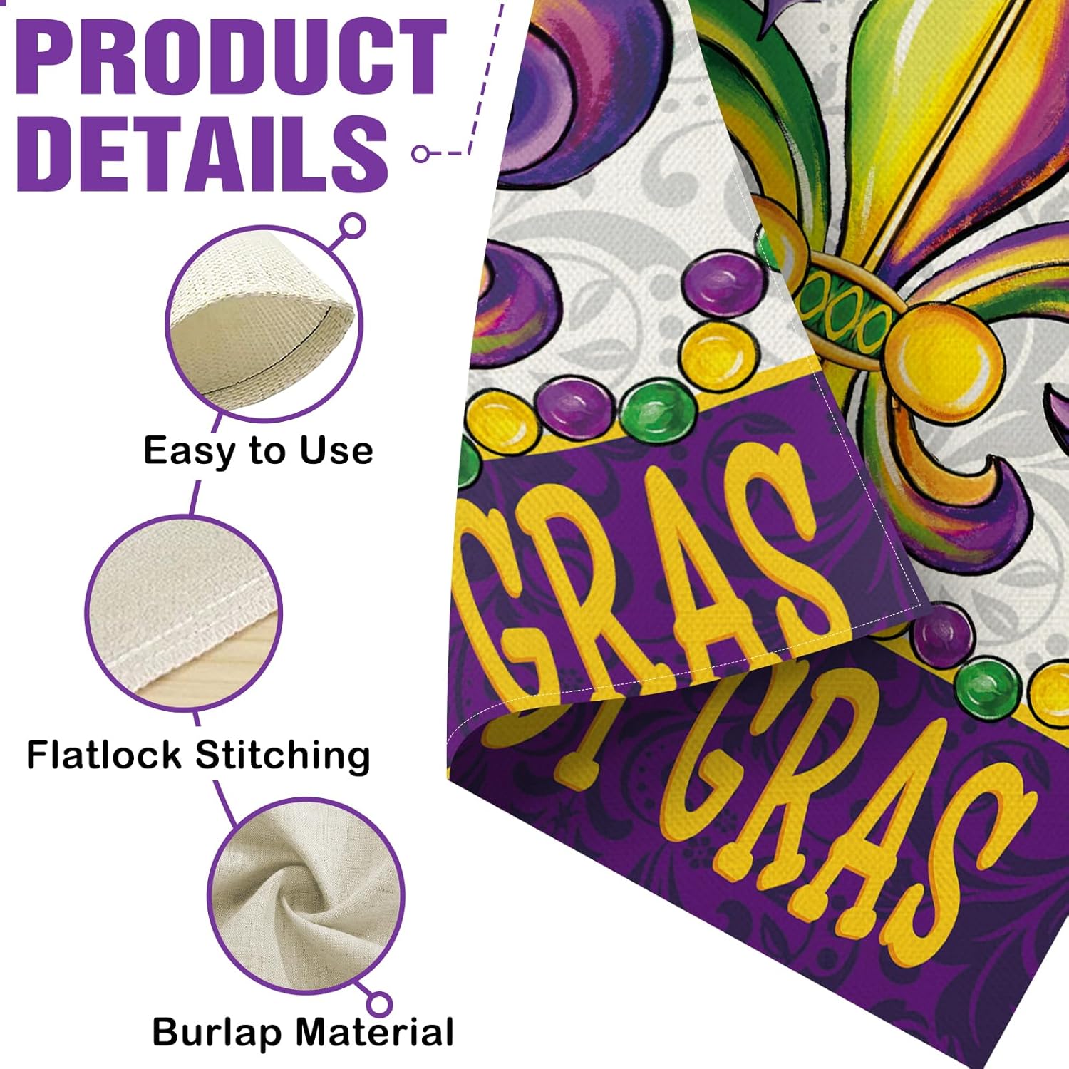 Dyrenson Happy Mardi Gras Fleu – Home Decor New Orleans Bewertung und Preis