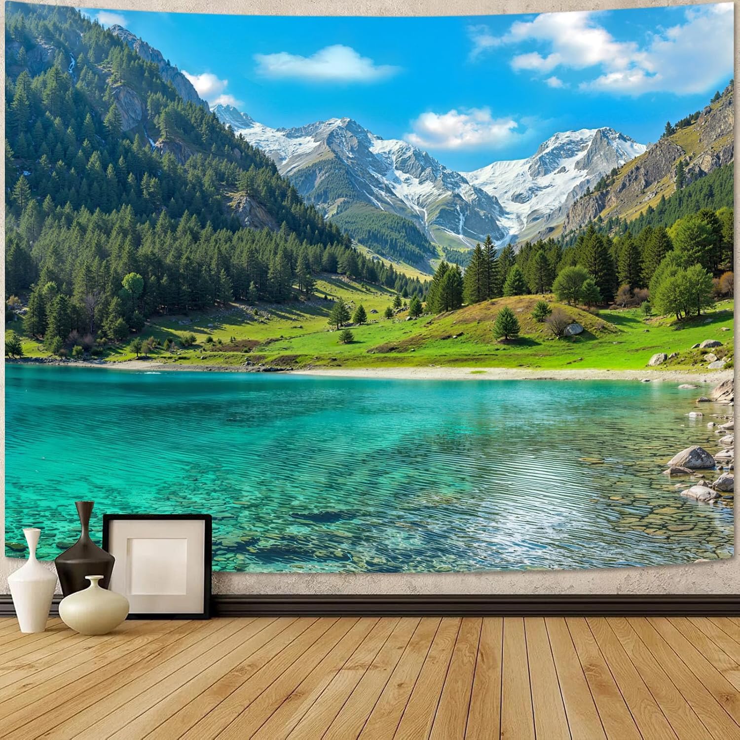 Natur-Wald-Berg-Wandteppich, ü – Aesthetic Tapestry Bewertung und Preis