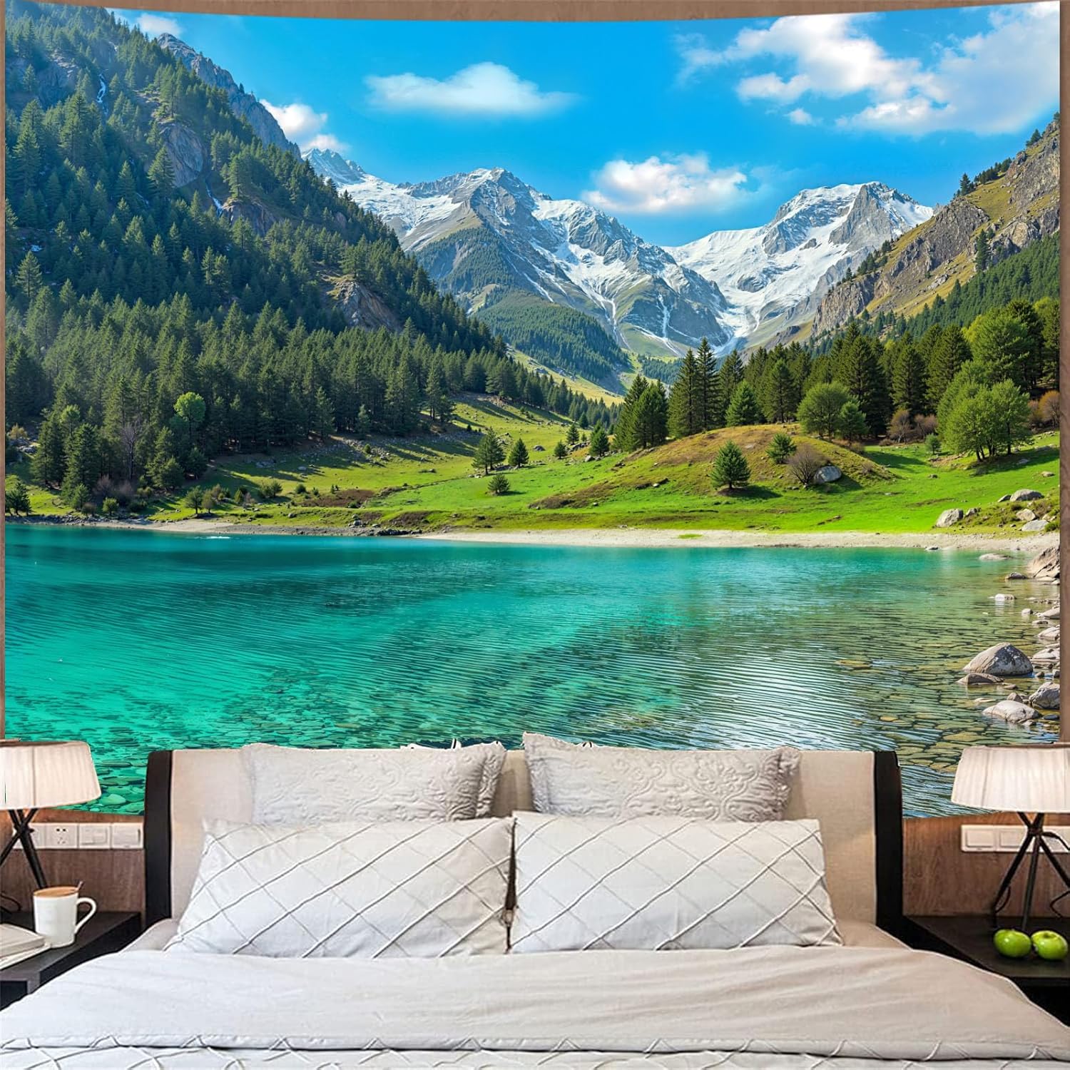 Natur-Wald-Berg-Wandteppich, ü – Aesthetic Tapestry Bewertung und Preis