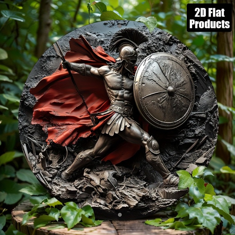 Spartan Warrior Runde Wandkuns – Home Decor Kolkata Bewertung und Preis