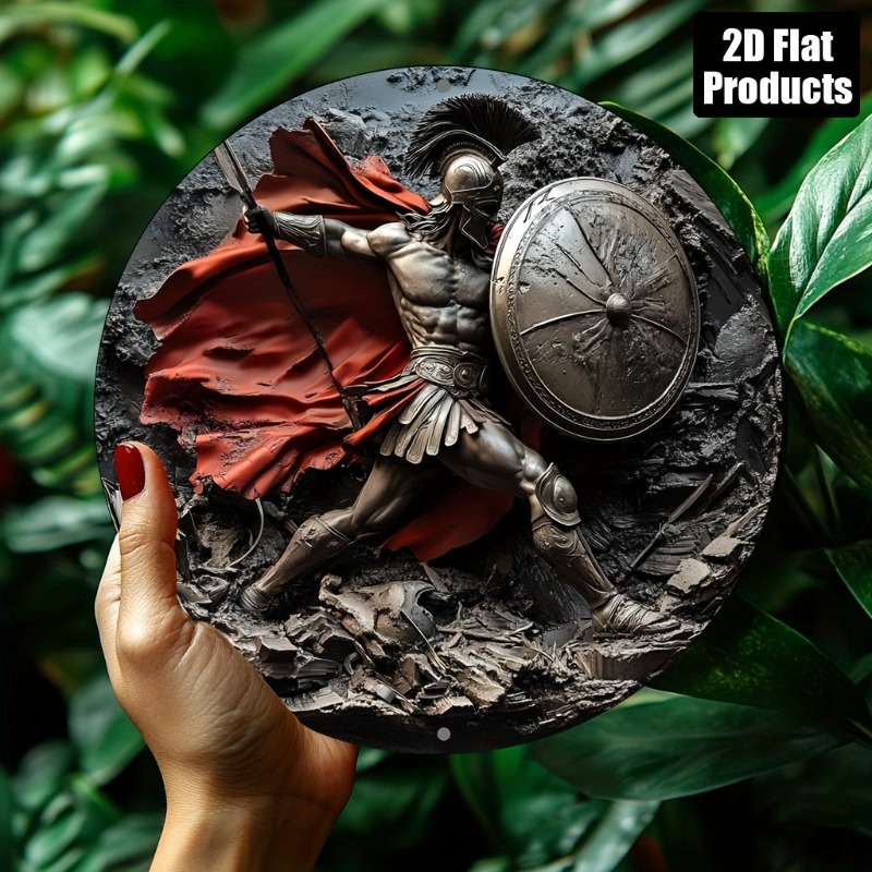Spartan Warrior Runde Wandkuns – Home Decor Kolkata Bewertung und Preis