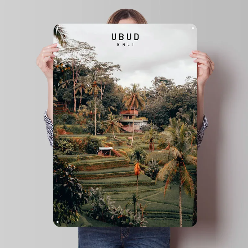 Ubud-Schild, berühmte Stadt, M – Home Decor Ubud Bewertung und Preis