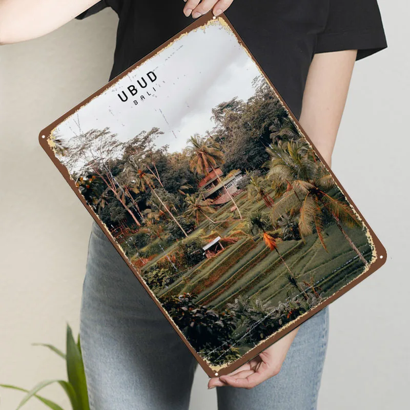 Ubud-Schild, berühmte Stadt, M – Home Decor Ubud Bewertung und Preis