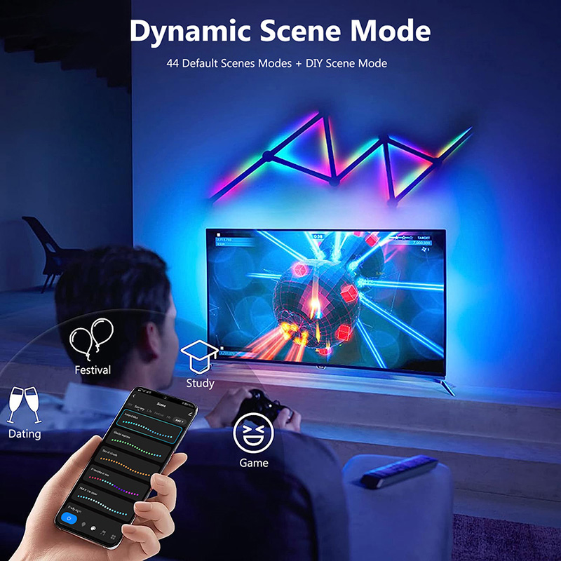 Intelligente RGB-Wandleuchte,  – Home Decor Tv Bewertung und Preis