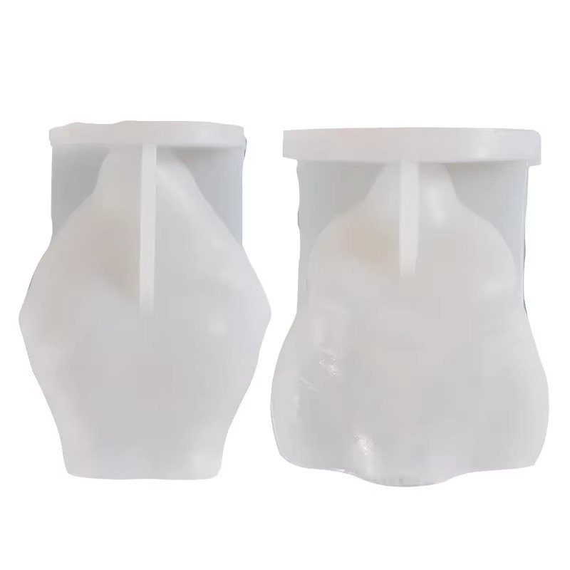 3D dicke Frau/Mann Porträt Ker – Abstract Sculpture Resin Bewertung und Preis