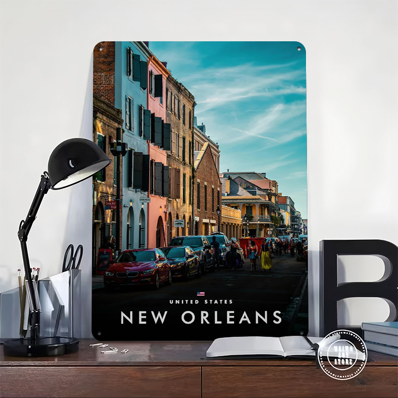 New Orleans Straßenszene Gedru – Home Decor New Orleans Bewertung und Preis