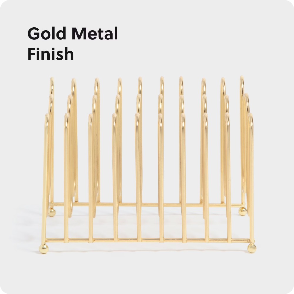 Büro-Organizer aus Gebogenem D – Home Decor Gold Bewertung und Preis