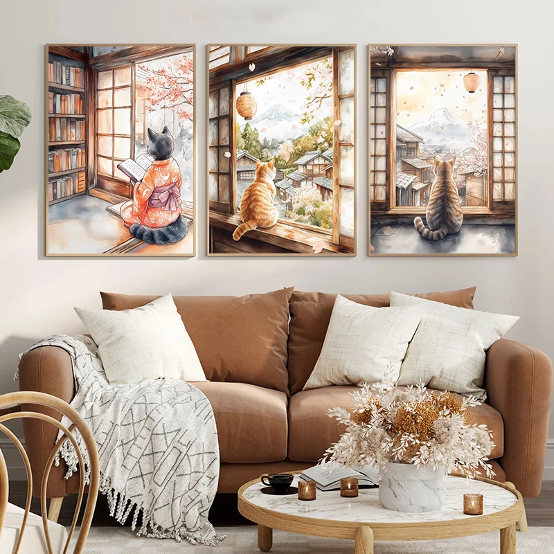 Japanische schwarze Katze, die – Home Decor Japanese Bewertung und Preis