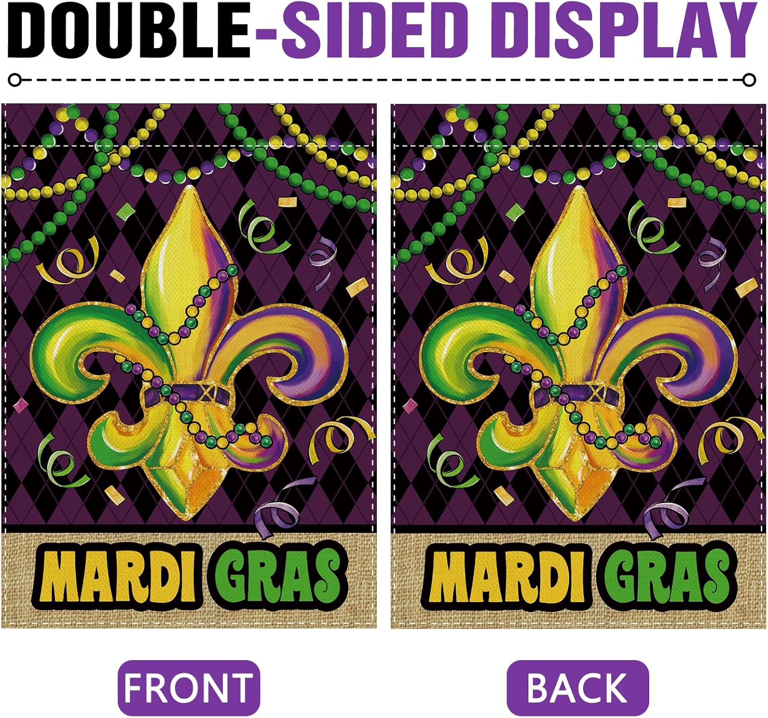 Dyrenson Mardi Gras Fleur-de-L – Home Decor New Orleans Bewertung und Preis