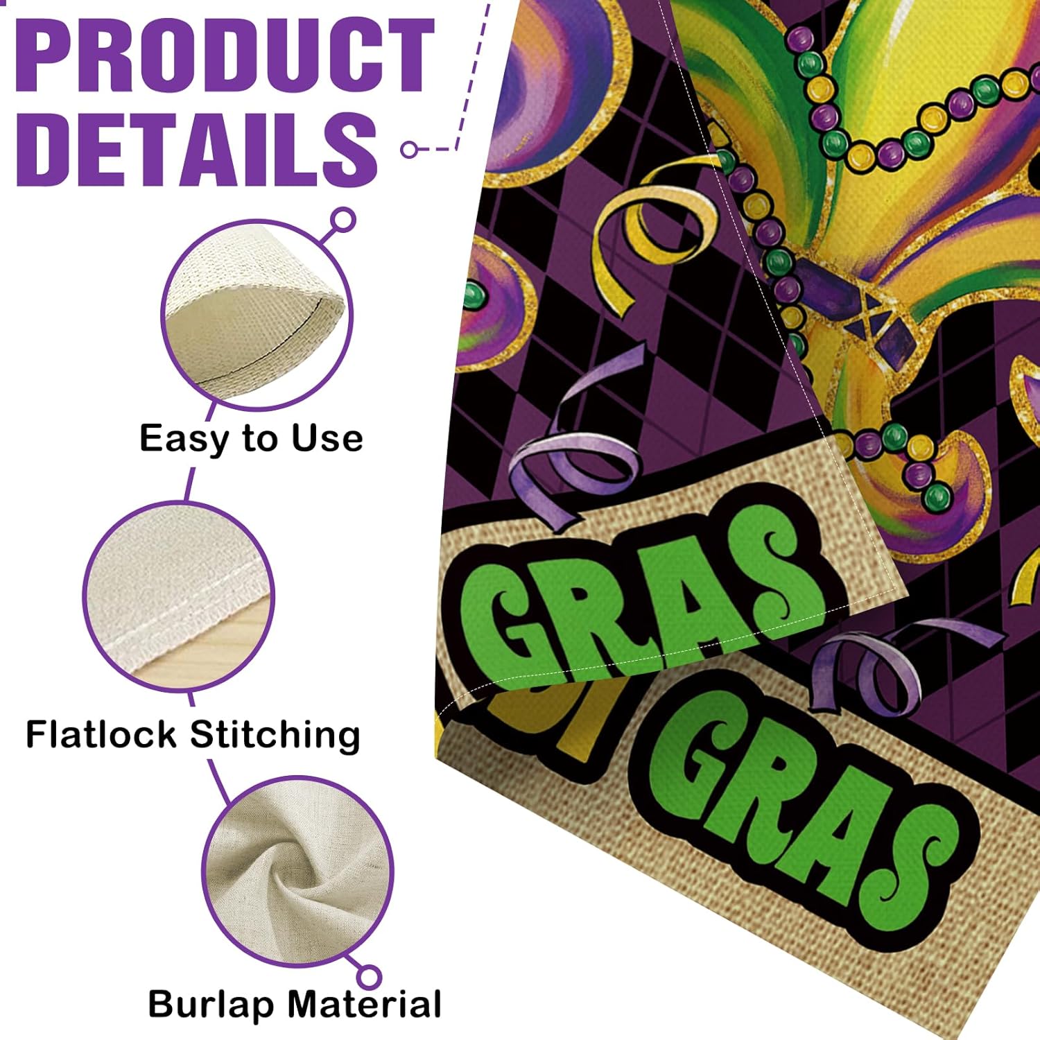 Dyrenson Mardi Gras Fleur-de-L – Home Decor New Orleans Bewertung und Preis