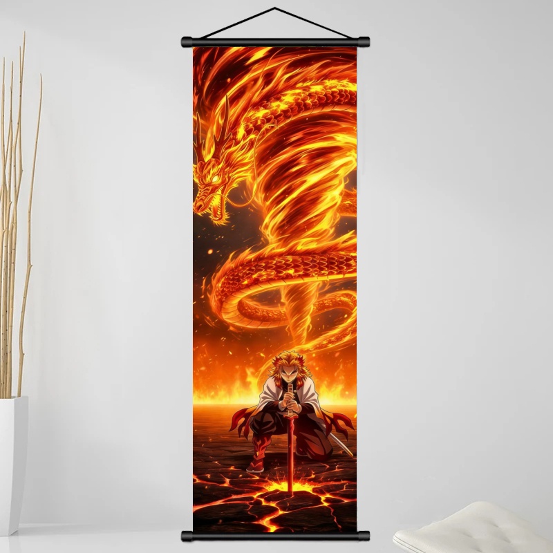 Demon Slayer Kyojuro Rengoku H – Home Decor On Wall Bewertung und Preis