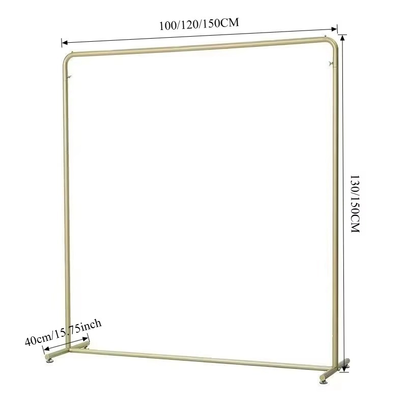 Luxuriöser goldener Kleiderstä – Home Decor Retail Stores Bewertung und Preis