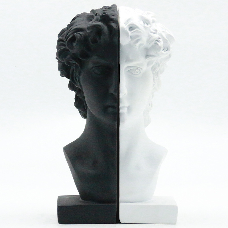 Kreative David-Kopf-Skulptur a – Abstract Sculpture Resin Bewertung und Preis