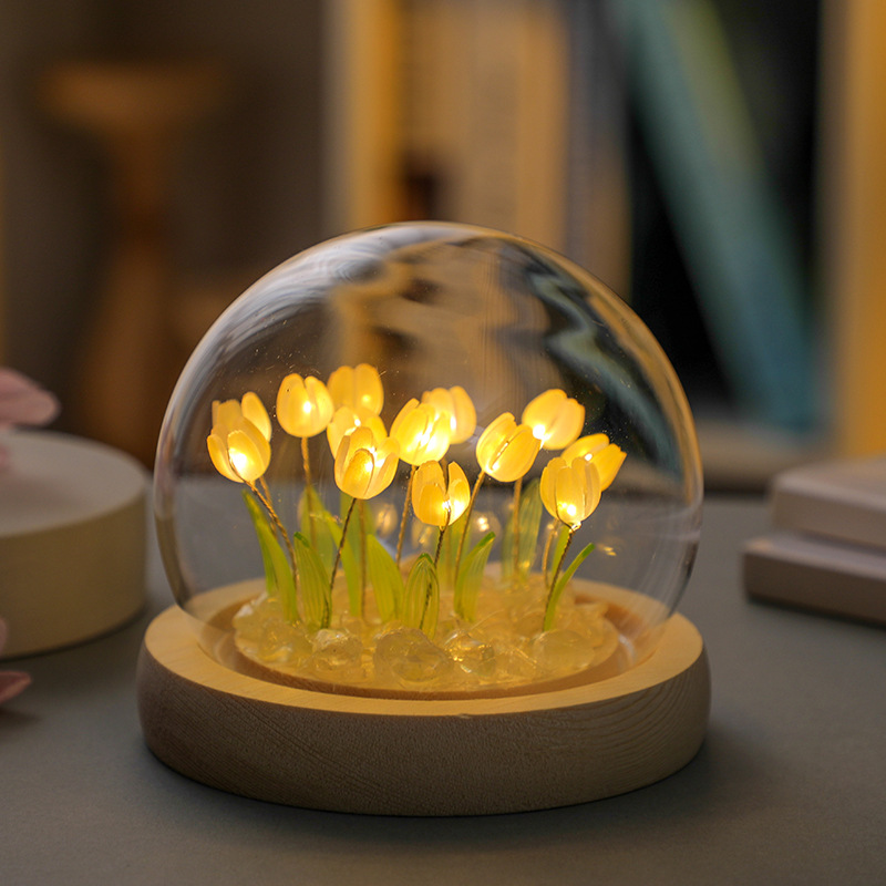 Handgemachte Tulpe Nachtlicht  – Home Decor Tulip Bewertung und Preis