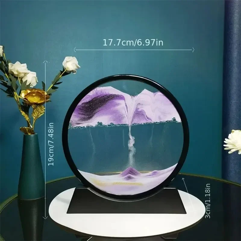 Fließende Sandmalerei Sanduhr  – Sand Art Picture Bewertung und Preis