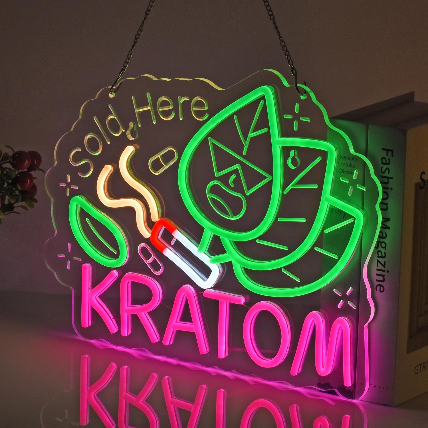Kratom Neonschild, Neonlicht W – Home Decor Retail Stores Bewertung und Preis
