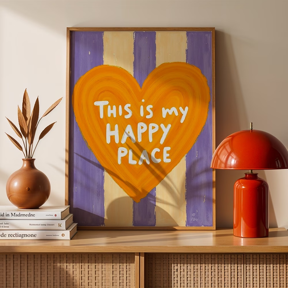 Moderner, Retro-Wandkunstdruck – Home Decor On Wall Bewertung und Preis