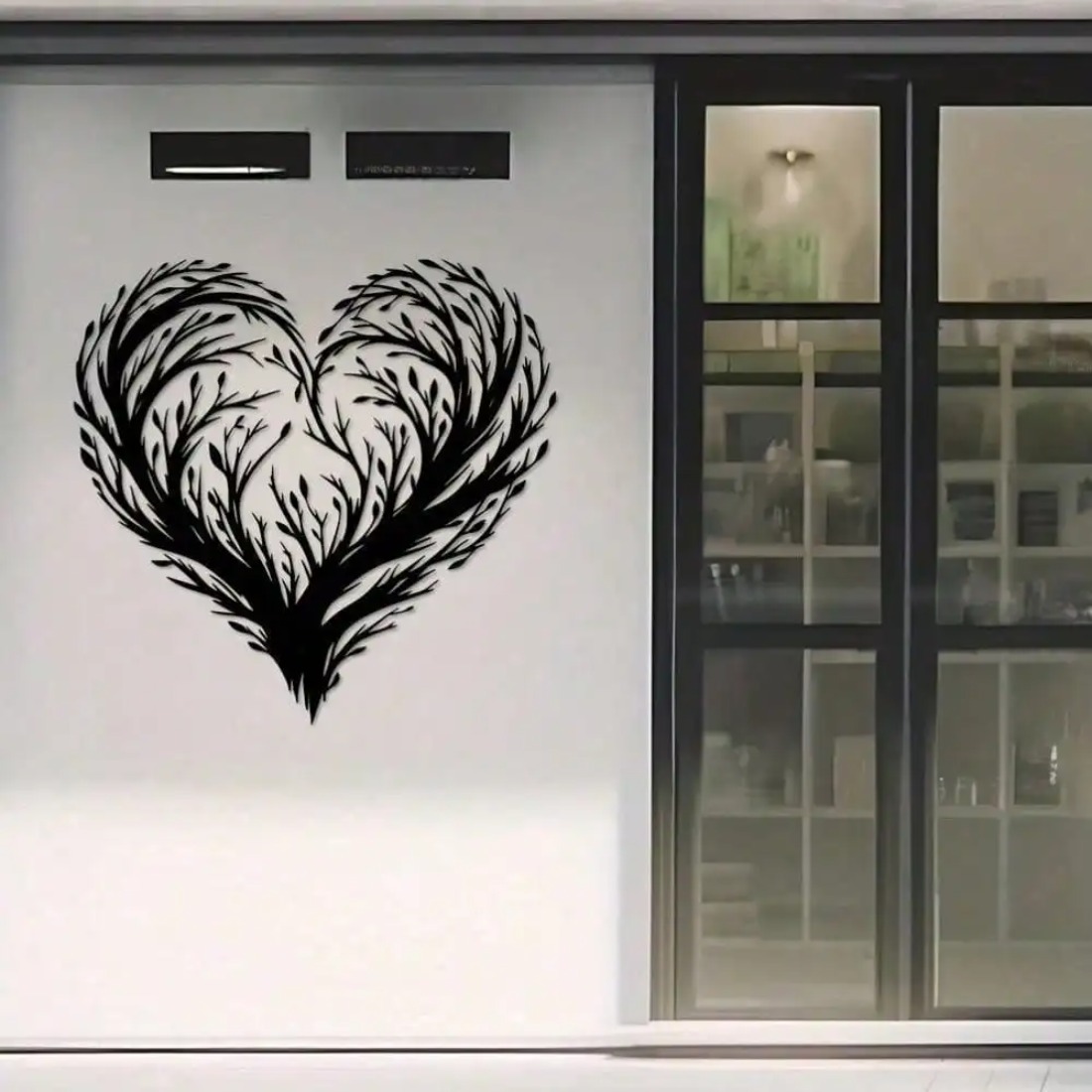 Herzförmige Blatt-Metallwandku – Home Decor Wall Panels Bewertung und Preis