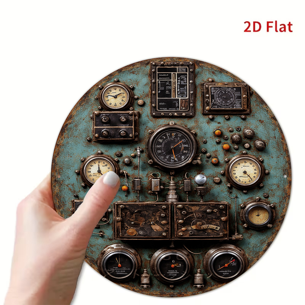 2D Flaches Retro-Armaturenbret – Home Decor Wall Panels Bewertung und Preis