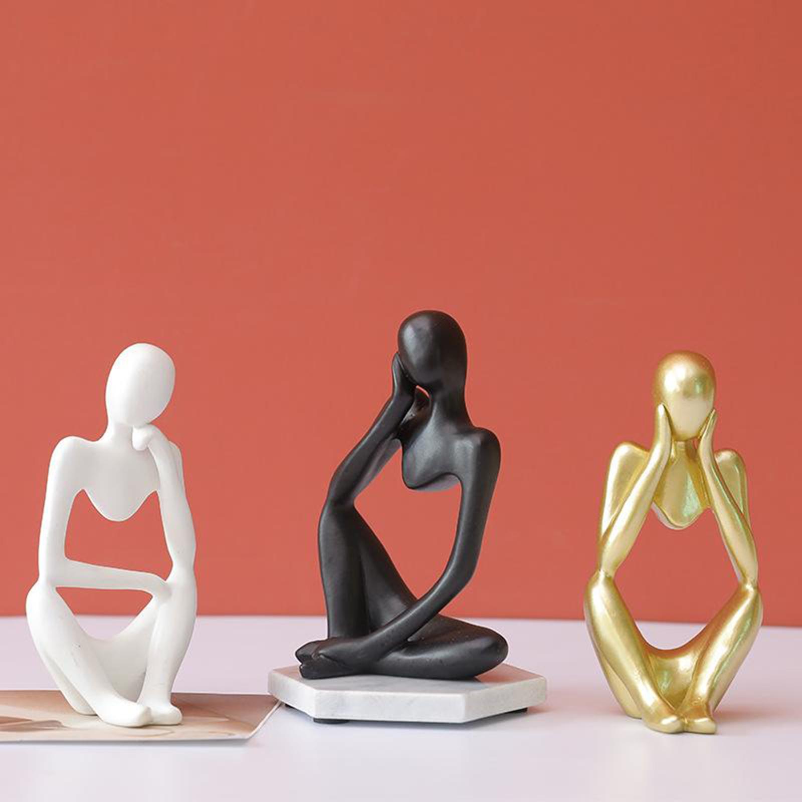 Moderne abstrakte Statuen Skul – Abstract Sculpture Resin Bewertung und Preis