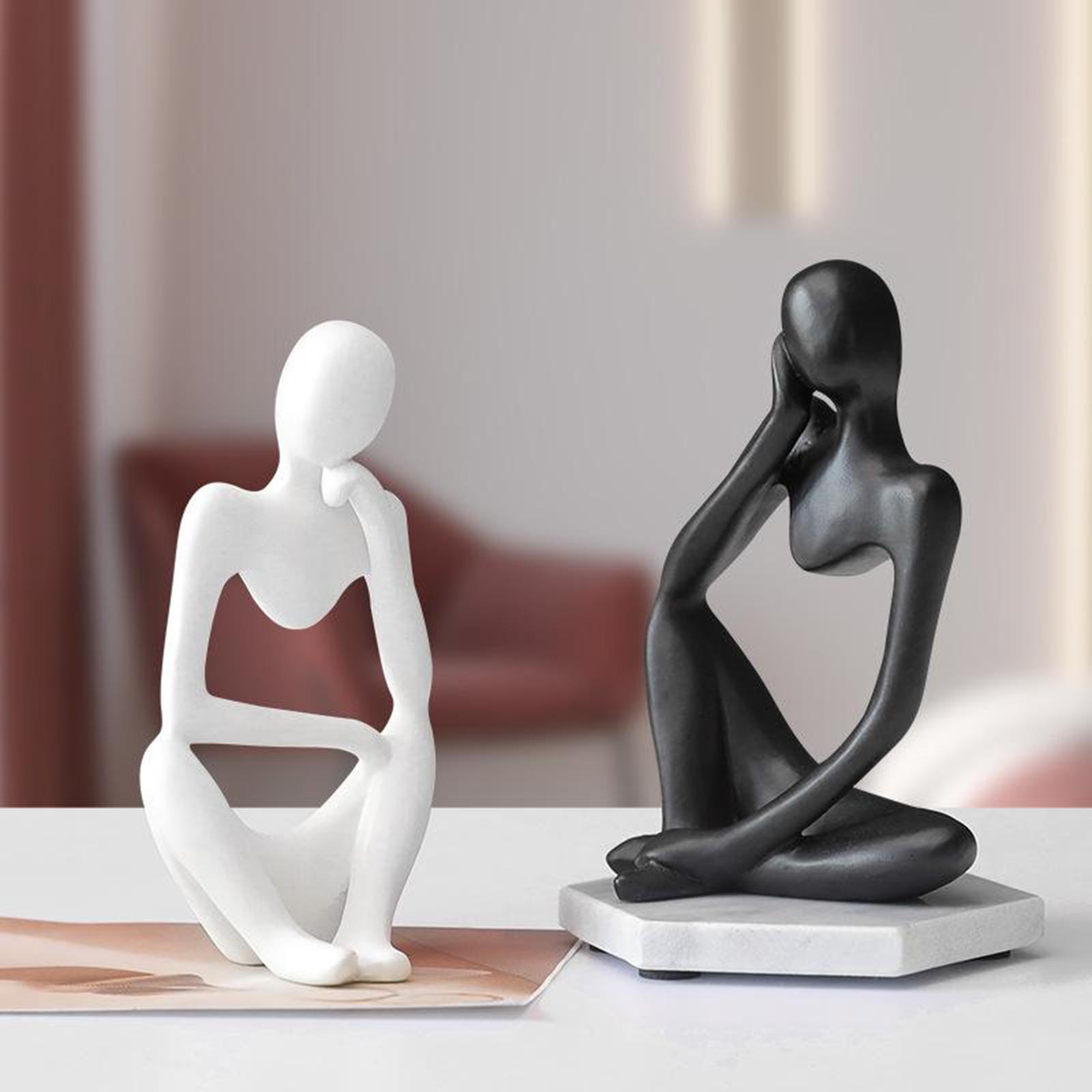 Moderne abstrakte Statuen Skul – Abstract Sculpture Resin Bewertung und Preis