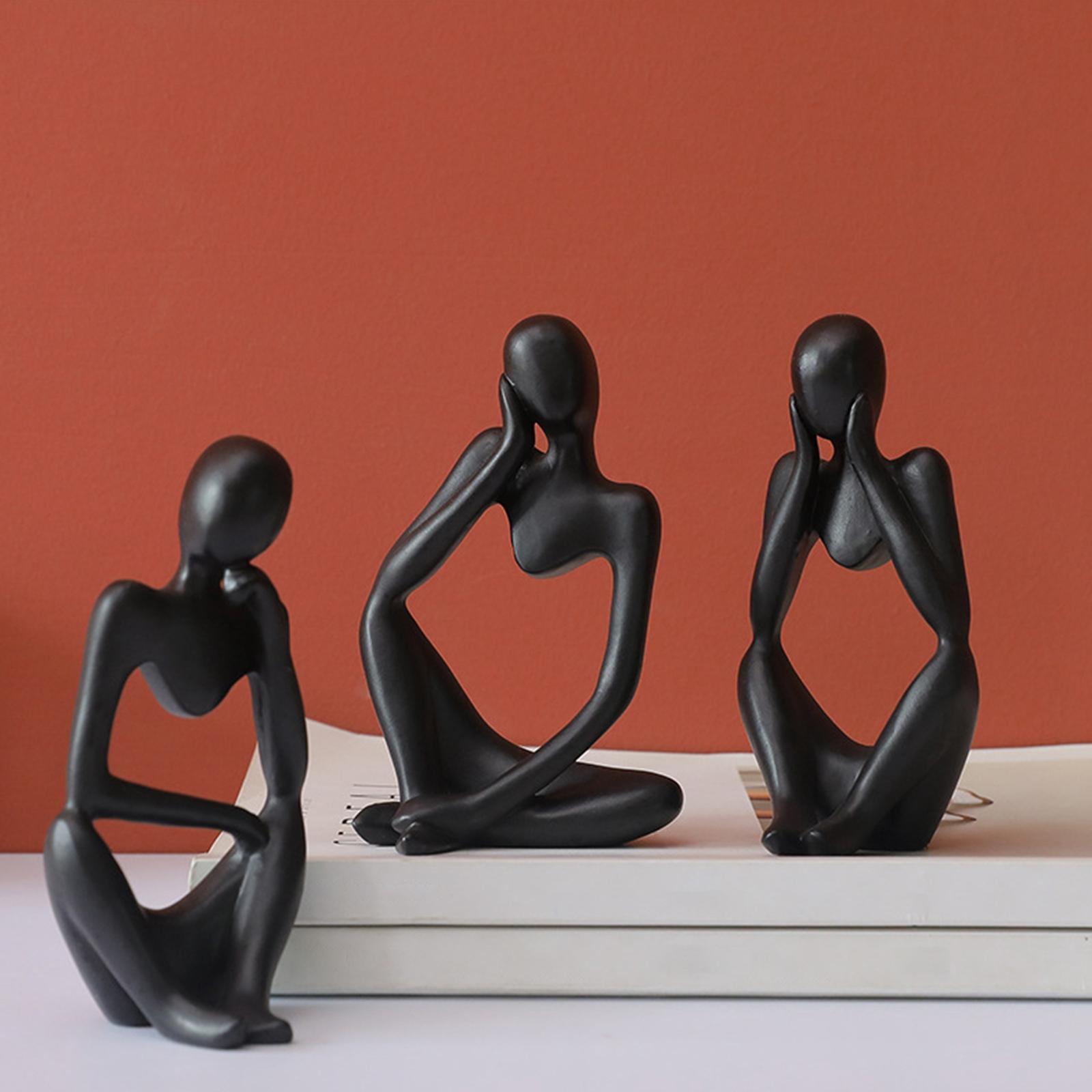 Moderne abstrakte Statuen Skul – Abstract Sculpture Resin Bewertung und Preis
