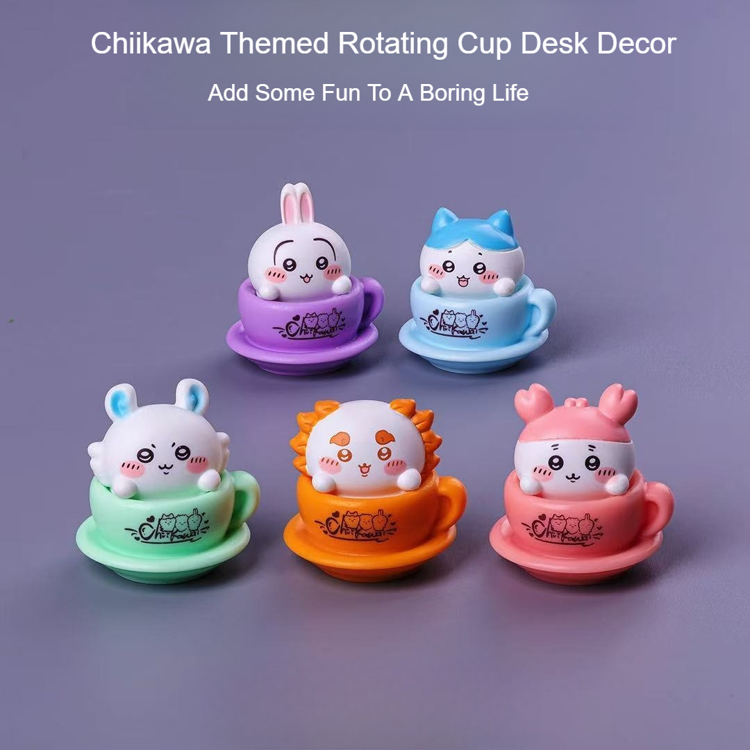 Chiikawa Rotierende Tassenfigu – Home Decor Japanese Bewertung und Preis