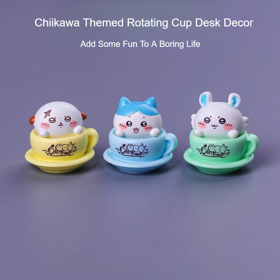 Chiikawa Rotierende Tassenfigu – Home Decor Japanese Bewertung und Preis