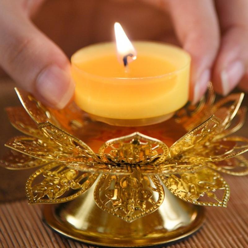 Teelichthalter mit Goldenem Lo – Home Decor Gold Bewertung und Preis