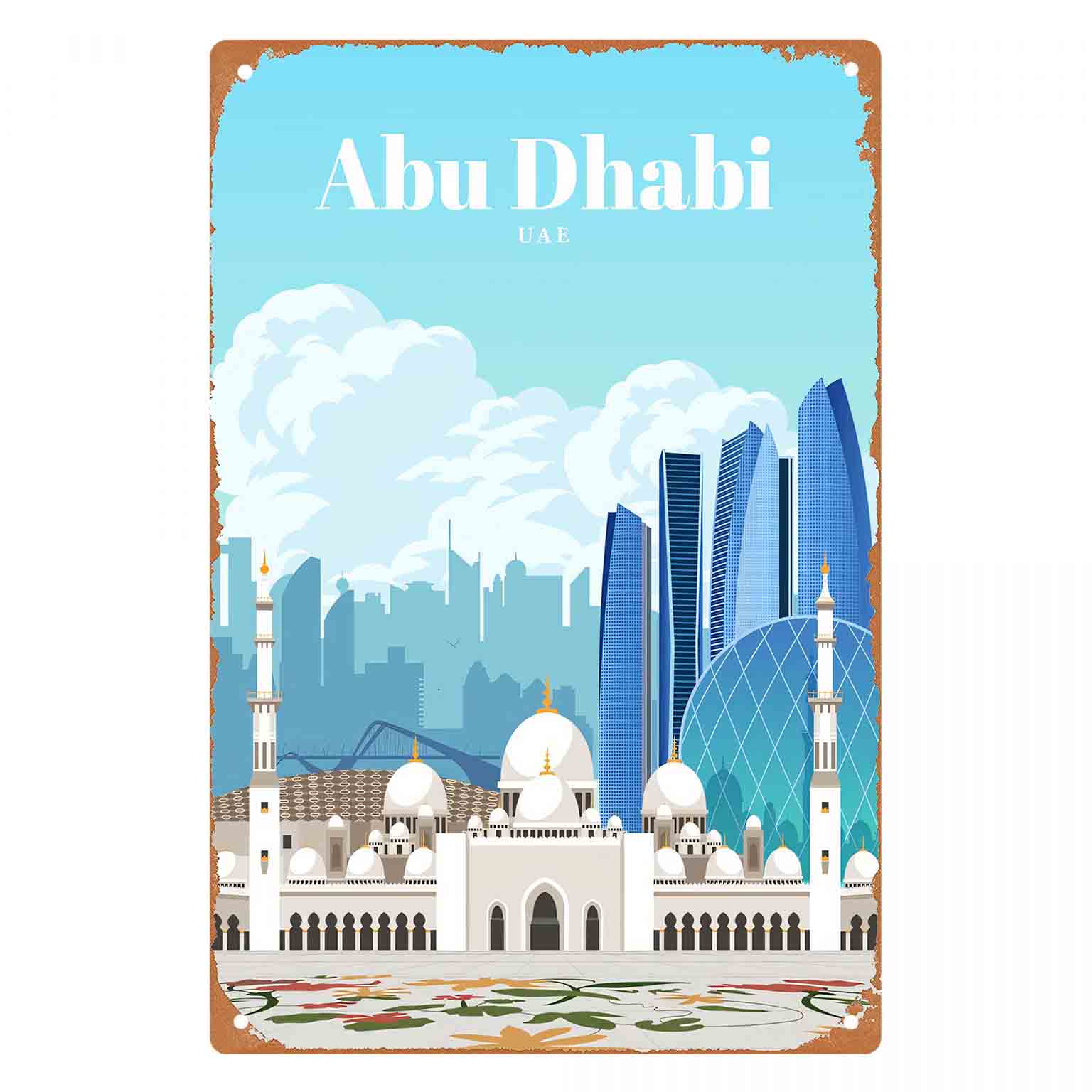 2D FLAT 1 Stück Abu Dhabi UAE  – Home Decor Uae Bewertung und Preis